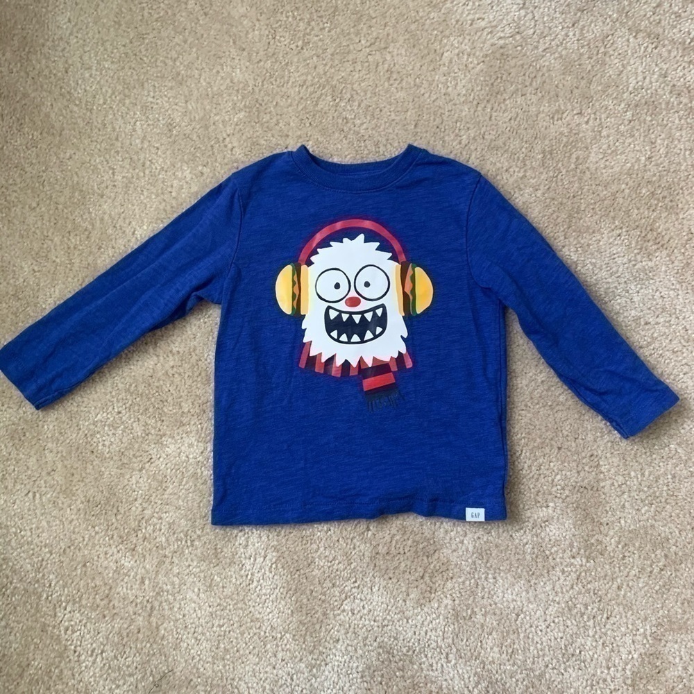 NWOT Little Boy’s GAP Abominable Snowman Shirt!